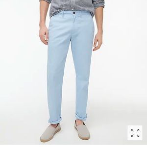Classic fit pants JCREW light blue